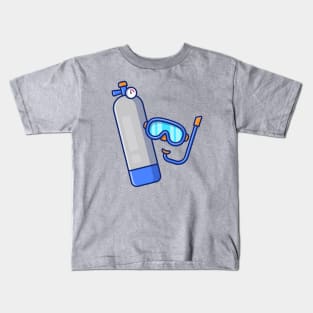 Diving Cartoon Kids T-Shirt